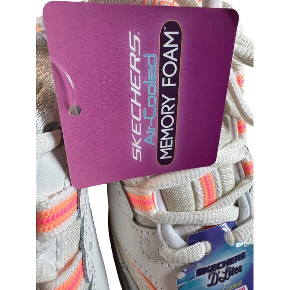 Skechers Women's D'Lites Bold Views Size 6 Memory Foam Athletic Shoes NEW - Picture 6 of 15